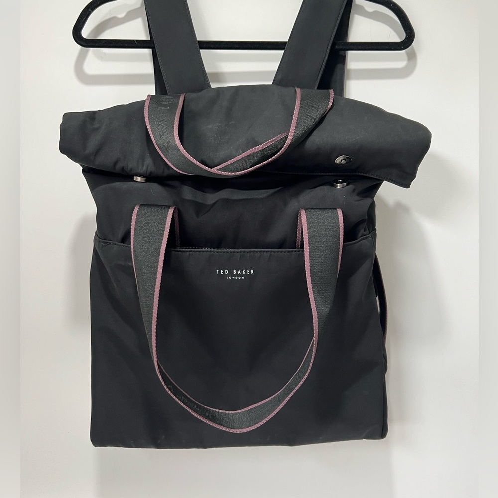 Ted Baker Improv Multi Function Nylon Backpack In… - image 1